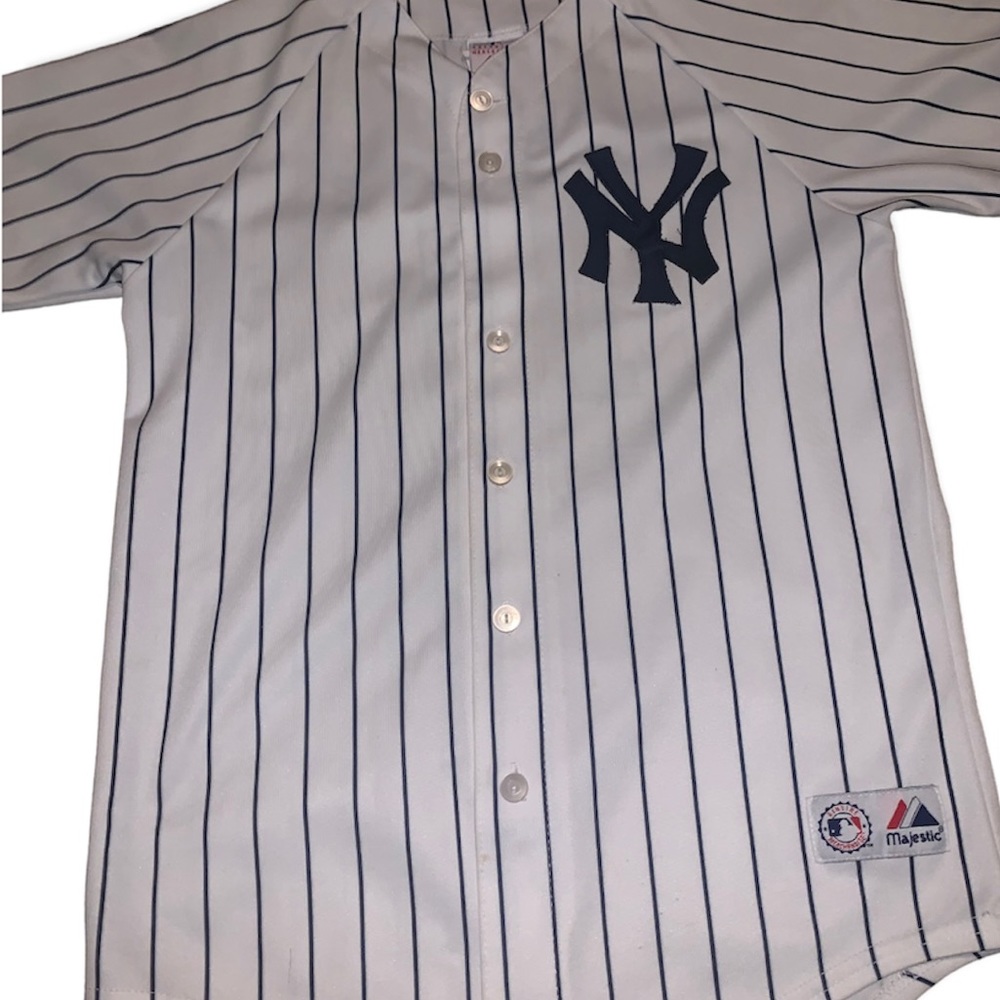 Majestic Youth NY Yankees Home Jersey